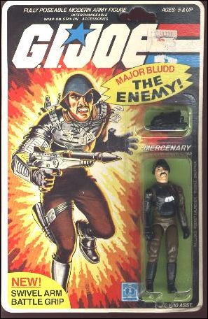 G.I. Joe: A Real American Hero 3 3/4" Basic Action Figures figure 13 Major Bludd (Mercenary) 
