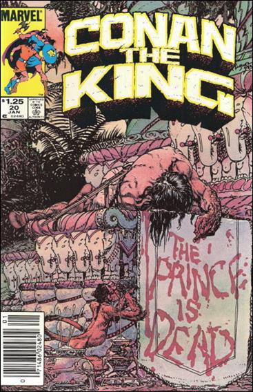 Conan the King issue 20-B Canadian Price Cover