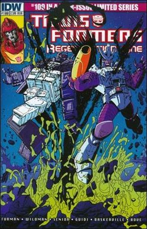 Transformers: Regeneration One issue 100-D Geoff Senior 1:10 Cover