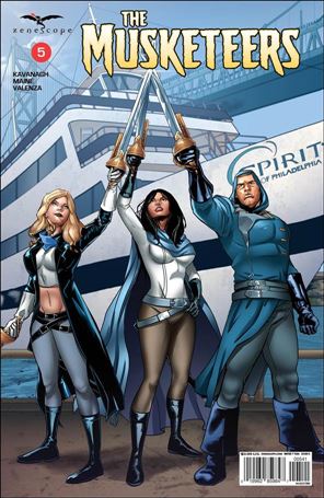 Musketeers issue 5-D Daniel Maine Cover