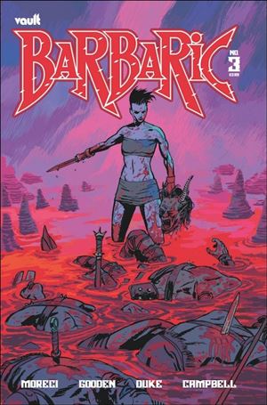 Barbaric issue 3-B Josh Hixson Cover