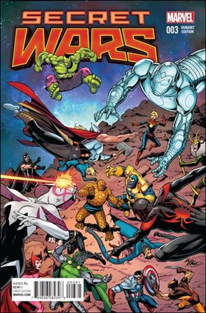 Secret Wars issue 3-D Bob McLeod 1:25 Cover
