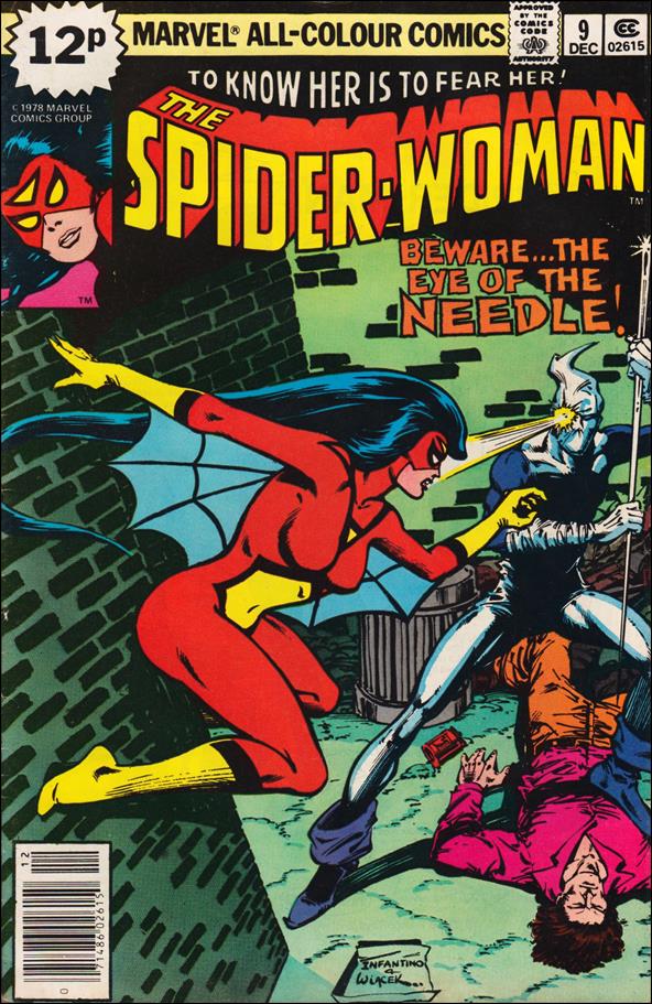 Spider-Woman (1978) issue 9-B UK Price Cover