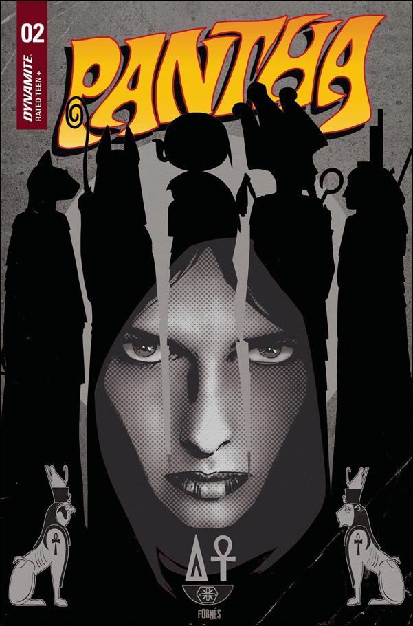 Pantha (2022) issue 2-L Jorge Fornes 1:15 Black & White Cover