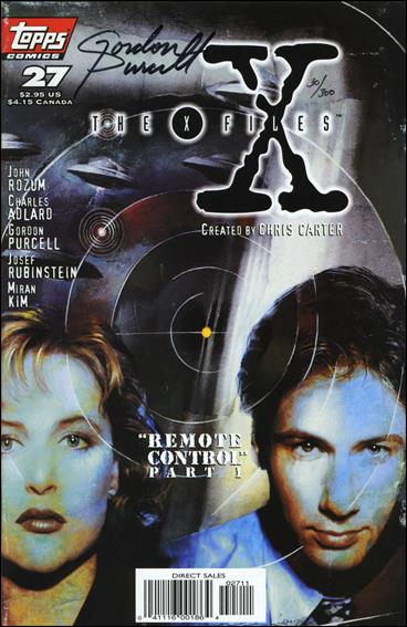 X-Files (1995) issue 27-B DF Set (Signed by Gordon Purcell) 1/300