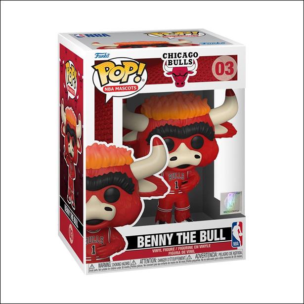 Pop! NBA Mascots figure 3 Benny the Bull