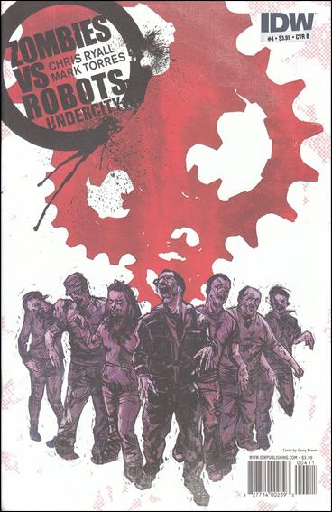 Zombies vs Robots: Undercity issue 4-B Garry Brown Cover