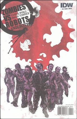 Zombies vs Robots: Undercity issue 4-B Garry Brown Cover