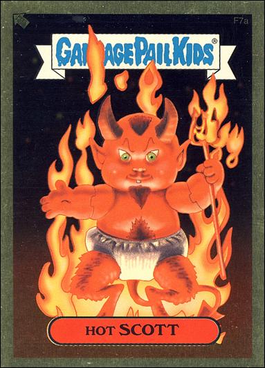 Garbage Pail Kids All-New Series 2 (Foil Sticker Subset)  card F7a Hot Scott