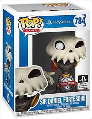 POP! Games figure 784-B Sir Daniel Fortesque (Metallic Special Edition)