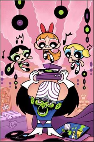 Powerpuff Girls (2013) issue 1-L Newbury Comics Cover
