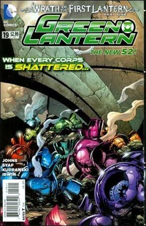 Green Lantern (2011) issue 19 Gary Frank Gatefold Cover