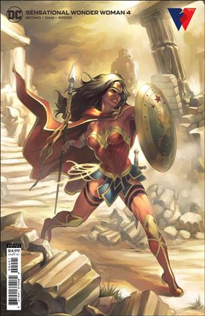 Sensational Wonder Woman issue 4-B Meghan Hetrick Cardstock Cover