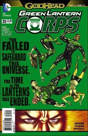 Green Lantern Corps (2011) issue 35 Bernard Chang Cover