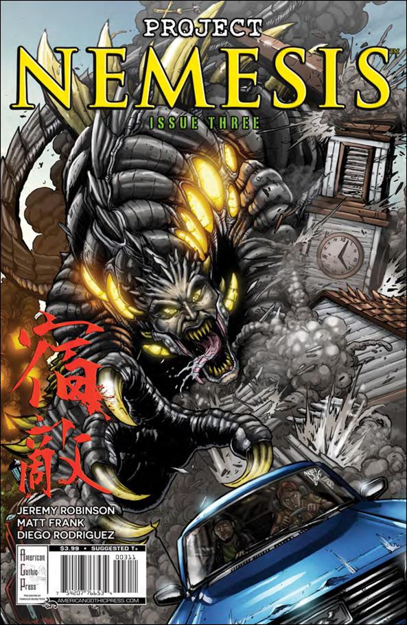 Project Nemesis issue 3 Matt Frank Cover