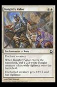 Magic the Gathering: Return to Ravnica (Base Set) card 13 Knightly Valor