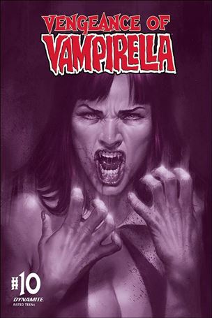 Vengeance of Vampirella (2019) issue 10-M Lucio Parrillo 1:30 Purple Tint Cover