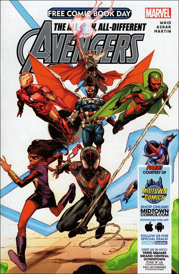 Free Comic Book Day 2015 (Avengers) issue 1-B Midtown Comics Cover