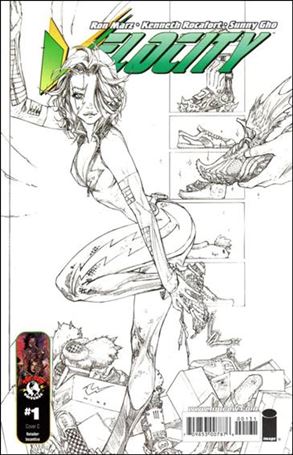 Velocity (2010) issue 1-C Kenneth Rocafort 1:10 Sketch Cover