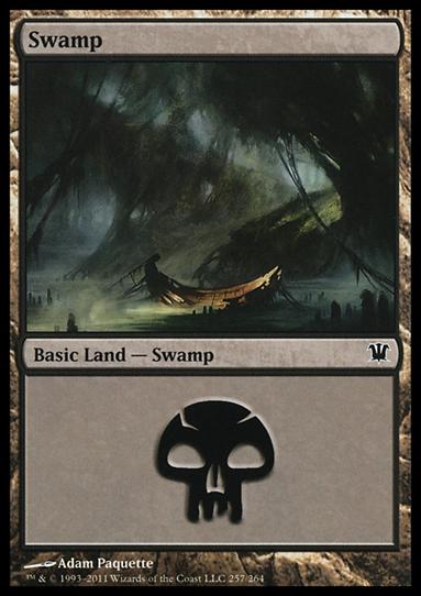 Magic the Gathering: Innistrad (Base Set) card 257 Swamp