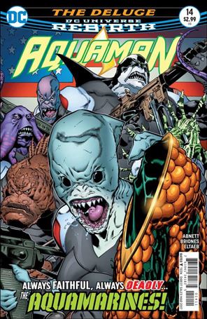 Aquaman (2016) issue 14 Brad Walker Cover