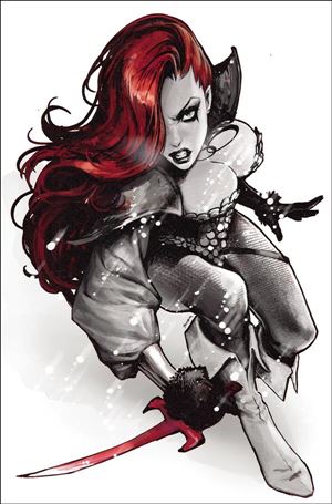 Red Sonja (2021) issue 7-M Sozomaika 1:15 Spot Color Virgin Cover