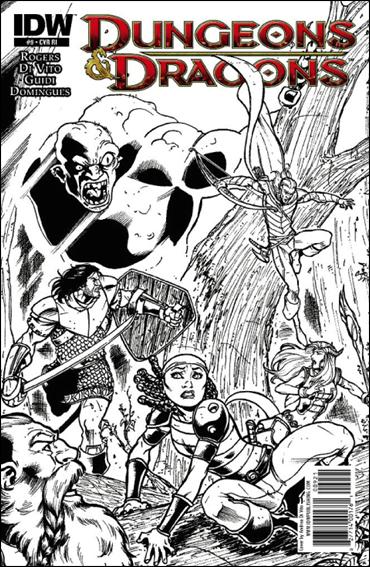 Dungeons & Dragons (2010) issue 9-C Andrea DiVito 1:10 Sketch Cover