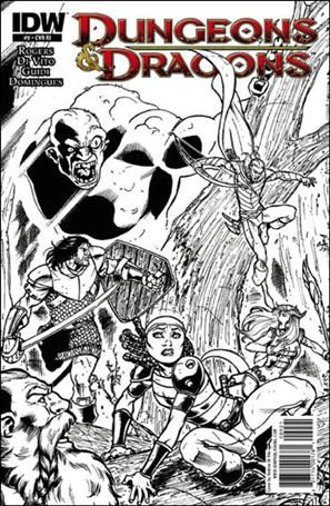 Dungeons & Dragons (2010) issue 9-C Andrea DiVito 1:10 Sketch Cover