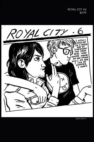 Royal City issue 6-B Jeffrey Brown 90's Album Homage Cover