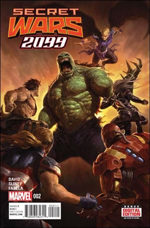 Secret Wars 2099 issue 2 Dave Rapoza Cover