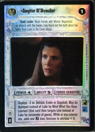 Star Wars: Endor Limited (Foil Subset) card 13 Daughter of Skywalker