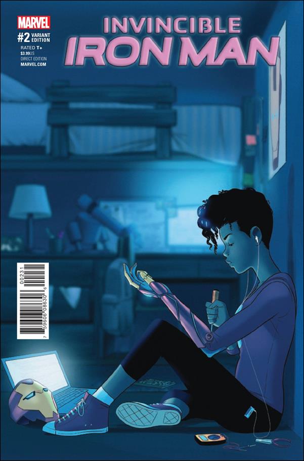 Invincible Iron Man (2017) issue 2-D Anthony Piper 1:25 Cover
