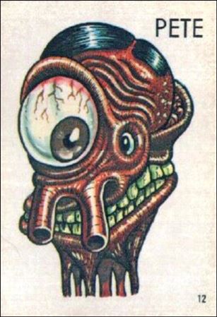 Ugly Stickers (1965) (Base Set) card 12-D Pete