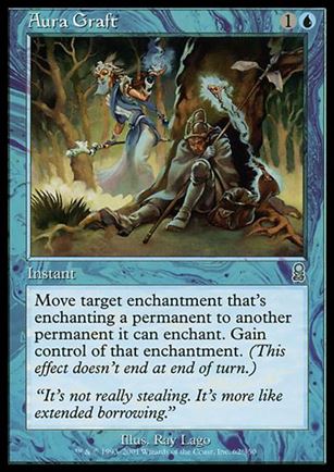 Magic the Gathering: Odyssey (Base Set) card 62 Aura Graft
