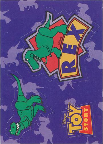 Toy Story Series 1 (Badge Stickers Subset) card 7 Rex