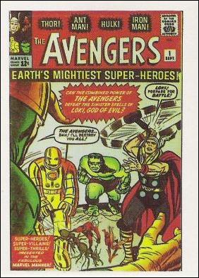 Marvel Super Heroes First Issue Covers (Base Set) card 4 Avengers