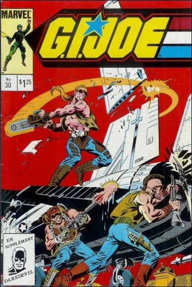 G.I. Joe: A Real American Hero issue 30-E French-Canadian Price Cover