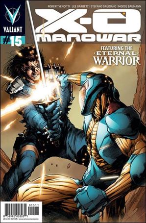 X-O Manowar (2012)  issue 15 Trevor Hairsine Cover