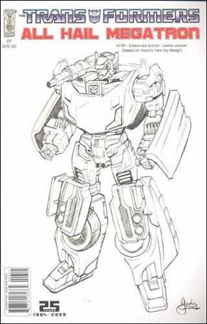 Transformers: All Hail Megatron issue 7-C Guido Guidi 1:10 Sketch Cover