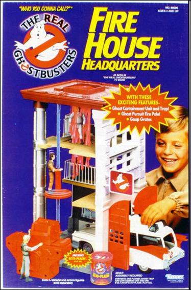 Real Ghostbusters (Vehicles and Playset) figure 2 Fire House Headquarters