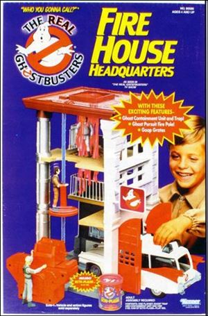Real Ghostbusters (Vehicles and Playset) figure 2 Fire House Headquarters