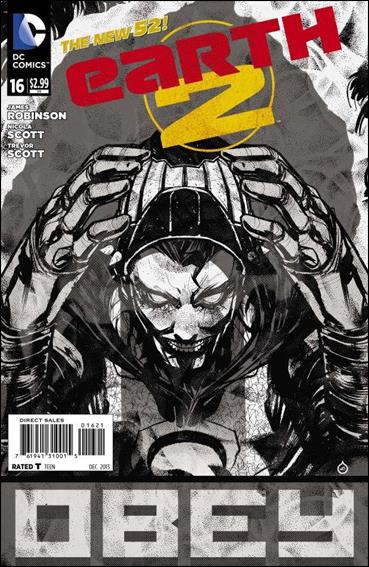 Earth 2 issue 16-B Black and White 1:25 Cover