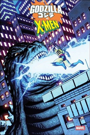 Godzilla vs. X-Men issue 1-D Mike McKone Foil Cardstock Cover