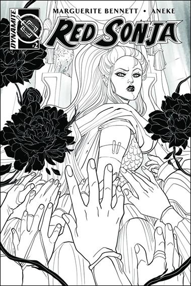 Red Sonja (2016/01) issue 2-B Black & White Cover 1:10