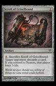 Magic the Gathering: Avacyn Restored (Base Set) card 221 Scroll of Griselbrand