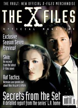 Official X-Files Magazine Volume 1 issue 10 Fox Mulder & Dana Scully Cover