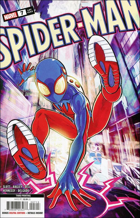 Spider-Man (2022) issue 7-N Luciano Vecchio Cover (3rd Printing)