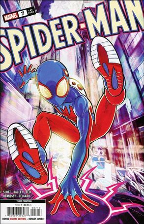 Spider-Man (2022) issue 7-N Luciano Vecchio Cover (3rd Printing)