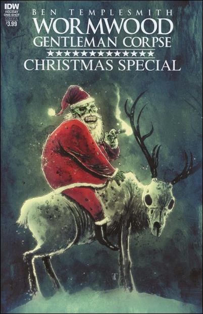 Wormwood Gentleman Corpse: Christmas Special issue 1 Ben Templesmith Blue Background Cover             