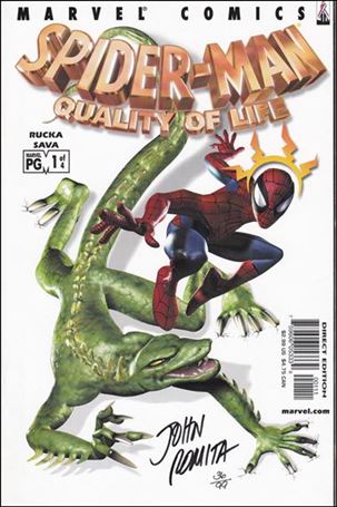 Spider-Man: Quality of Life issue 1-B Dynamic Forces (signed by John Romita) 1/99
